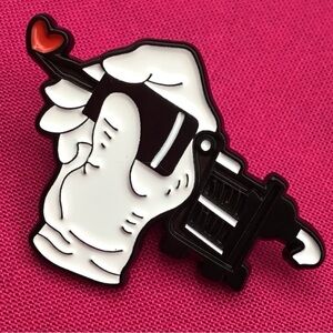 Tattoo Gun Enamel Pin